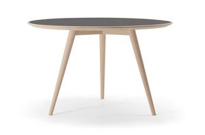 HER TABLE 041 T, Three-legged wooden table