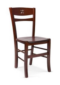 811 L, Rustic wooden chair, for taverns and inns