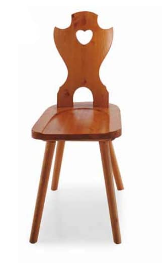 Merano, Pine chair, for hotels in the mountains