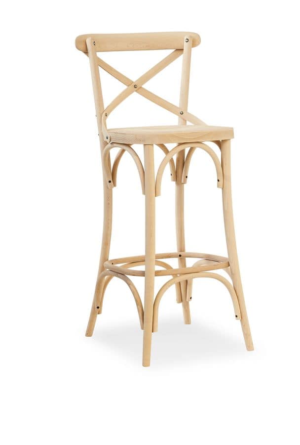 Ciao SG, Beech barstool, various versions and coatings