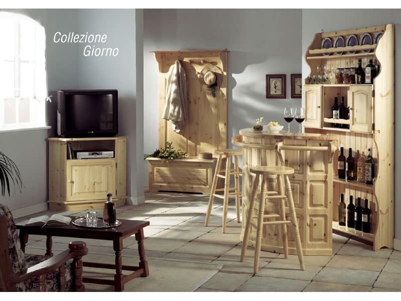 Collection Giorno, Sideboard for the living area, in rustic style