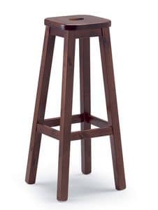 Pedro A B, Sturdy pine stool, for rustic houses and taverns