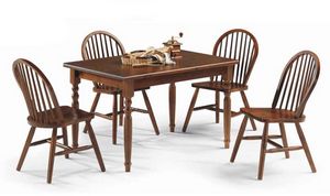 Bormio, Rustic wood table, for farmhouse restaurants and pubs