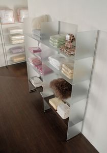 Glassystem COM/GS6, Satin glass shelves