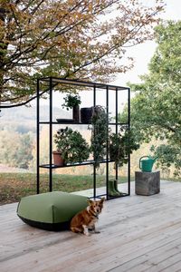 Regoli, Metal shelves, also suitable for outdoor use