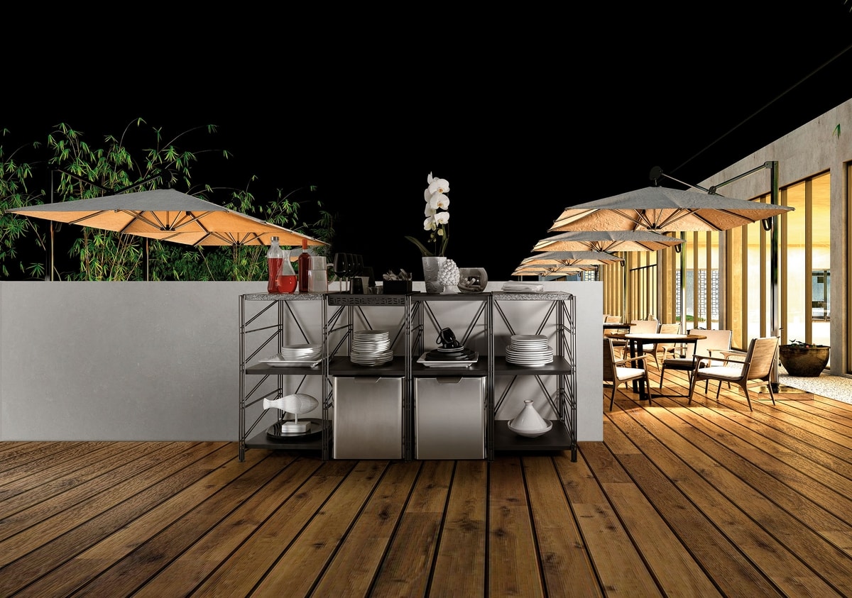 Socrate outdoor, Modular outdoor furniture system