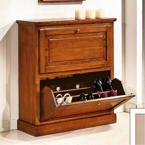 Il Mobile Classico - Infinito LV1216-A, Shoe cabinet with 2 wooden flaps