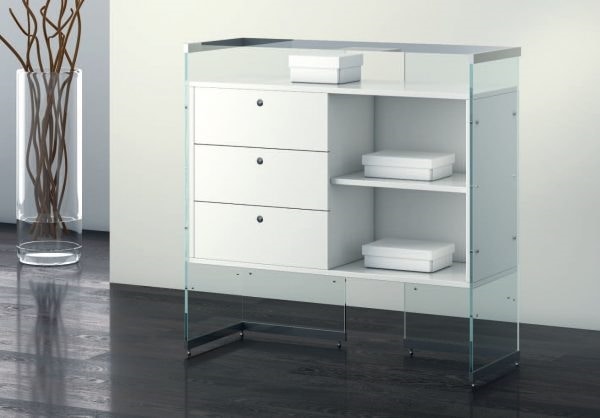Glassystem COM/GS14, Counter with drawers for shop
