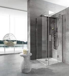 Bristol Box 4, Shower enclosure, with Jacuzzi, for spa