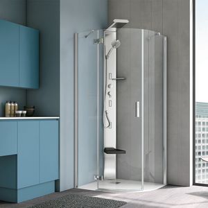 Element, Shower with glass available in various finishes