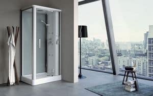 KIRA, Multifunctional shower with steam bath, for pool
