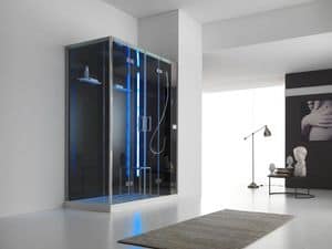 Talos Plus, Wall Shower Box, steam bath, LCD display
