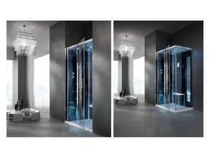Tempo, Modern shower with thermostatic mixer, for spa
