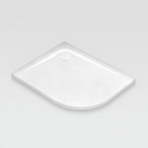 Pietrafina curved - 4 cm thick, Shower tray made in Oltremare, for spa and pools