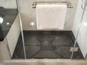 Shower tray 001, Shower tray, made to measure, in marble or granite