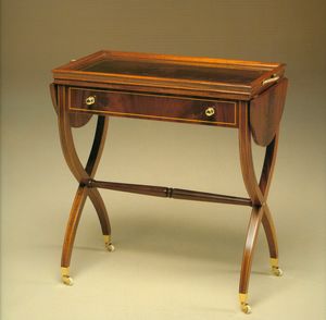 Art. 89216, Side table with tray and wheels