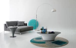 Boat 440/442, Modern elliptical coffee table, for Living room