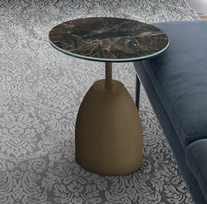 BULLET CORNER TL178, Round side table for living room