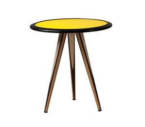 Carambola 5607, Coffee table with colored round top