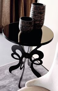 Celine Art. 306, Round table with laser-cut iron base