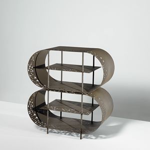 Cutout HR679-095, Side table in metal sheets