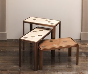 DOMINO HF2076CT, Wooden and brass tables
