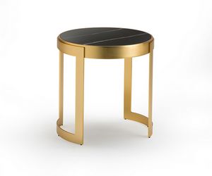 Dont, Round side table with metal structure