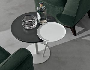 Eclisse, Side table with two round tops