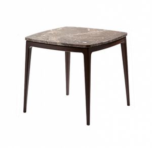 Indigo coffee table, Square coffee table with marble top