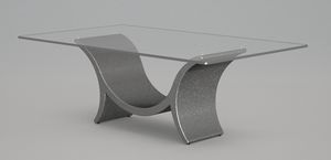 Kevin, Glass and stone table