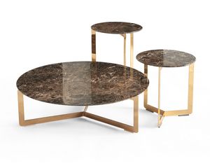 Malib, Small tables with round marble top