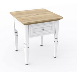 Romantica small table 3517, Wooden coffee table with drawer