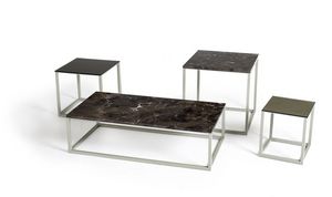 Square Less, Small tables with metal base