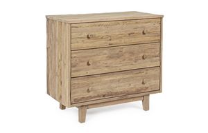 Chest of drawers 3C Rania, Teak wood chest of drawers
