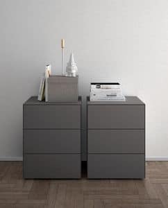 Tecno, Chest of drawers with push-pull opening, modern style