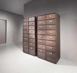 TOOLBOX comp.04, Cabinet with numbered drawers, for office and home