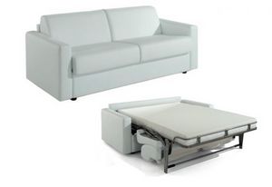 Art. 11949 Maxi sofa bed in faux leather, Maxi sofa convertible into a comfortable double bed