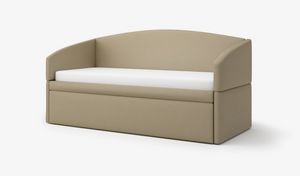 Art. 30692 Single bed in faux leather, Elegant and practical single sofa bed, in fireproof eco-leather