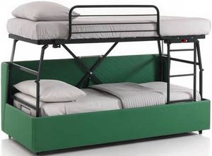 Art. 31214 Bunk sofa bed with slim sides, Sofa bed convertible into a bunk bed