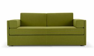 Art. 36508 Single sofa bed with storage compartment, Sofa convertible into a single bed, with container