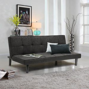 GIADA 2-Seat Sofa Bed Made Of Fabric For Home And Office - DI3178GIN, Simple 2-seater sofa bed