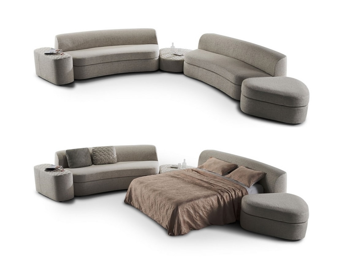 curved sofa bed for sale