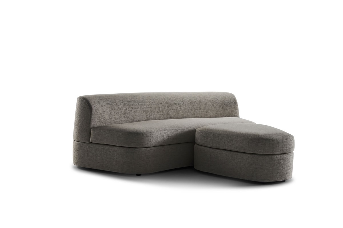 Goodman, Curved modular sofa bed