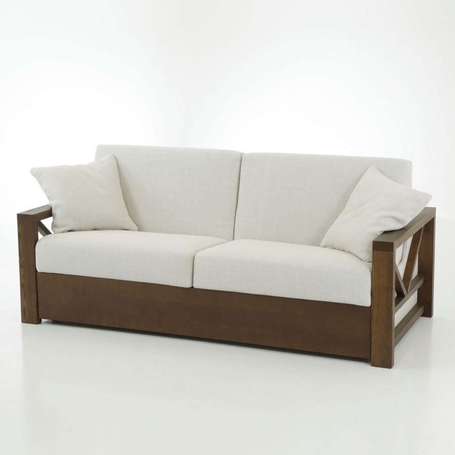 Hollywood Bed, Solid wood sofa bed