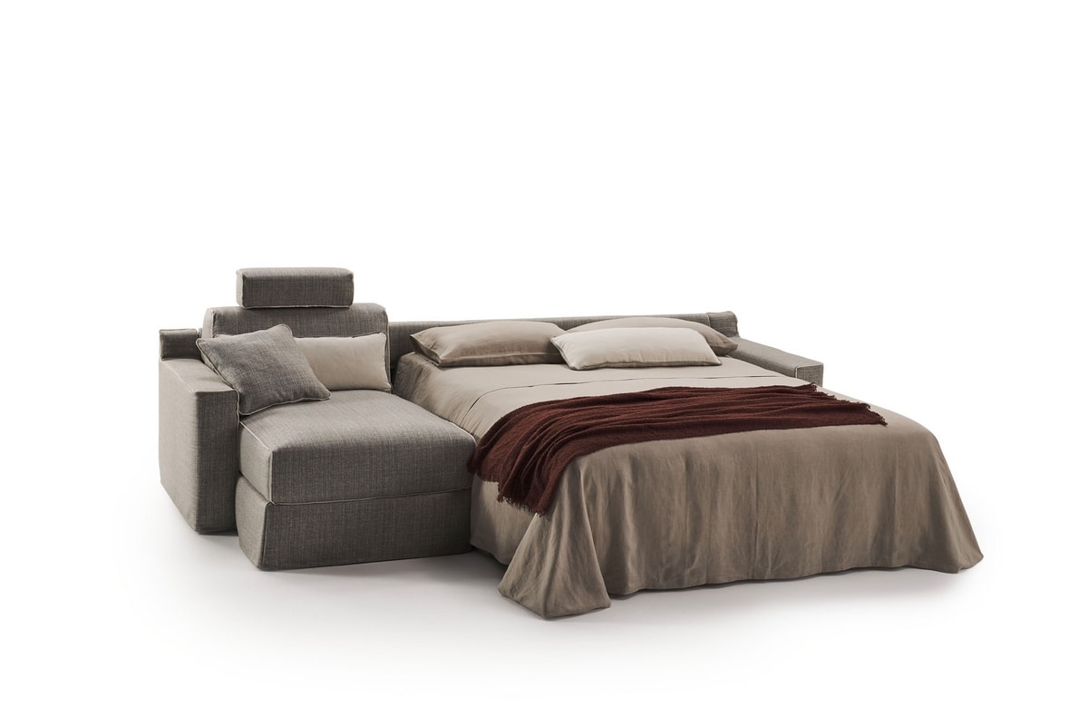 Jarreau, Sofa bed with chaise longue