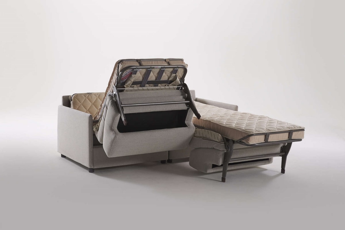 Lampo gemellare, Sofa transformable into two bed