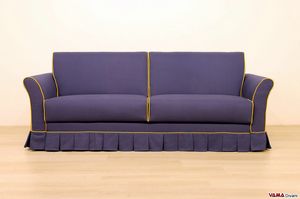 Madrid, Classic sofa with flounce, completely removable