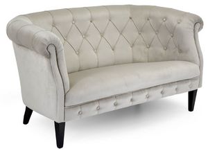 2-seater sofa with classic upholstery, Classic sofa with capitonn� padding