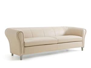 Antoni sofa, Sofa for the living room with cushions upholstered with feather