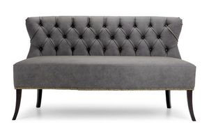 Art. 40554 Mork 2-seater sofa, Sofa with tufted backrest